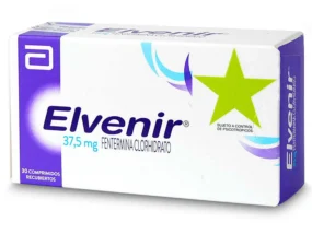 Caja de Elvenir 37.5 mg – Fentermina para adelgazar en Perú