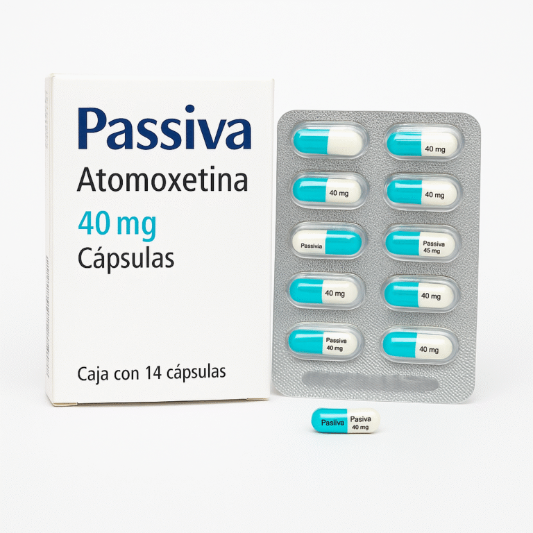 Atomoxetina 40 mg Passiva en blister – Tratamiento no estimulante para TDAH en adultos y adolescentes