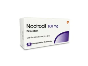 Caja de Piracetam 800 mg, nootrópico para mejorar memoria y concentración, venta en Perú