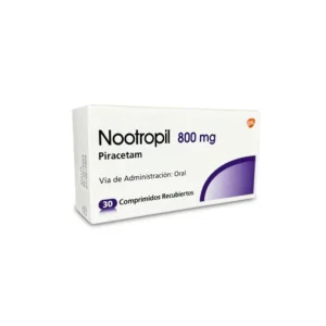 Caja de Piracetam 800 mg, nootrópico para mejorar memoria y concentración, venta en Perú