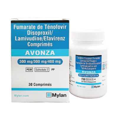 Avonza medicamento antirretroviral para tratamiento del VIH tenofovir lamivudina efavirenz