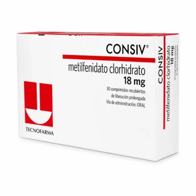 Consiv Metilfenidato Clorhidrato 18 mg de liberación prolongada en Perú
