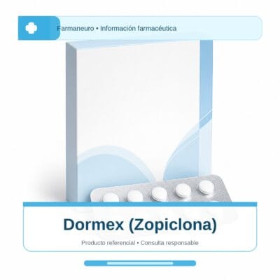 Dormex (Zopiclona) - imagen referencial Farmaneuro
