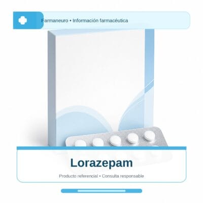Lorazepam - imagen referencial Farmaneuro