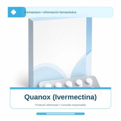 Quanox (Ivermectina) - imagen referencial Farmaneuro
