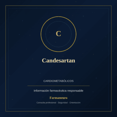 Candesartan información farmacéutica responsable en Farmaneuro