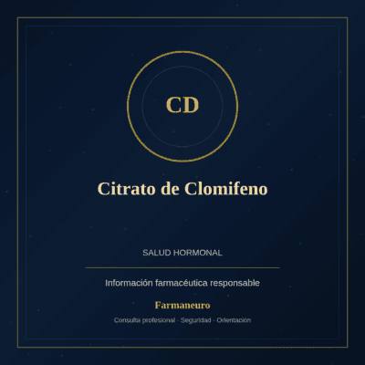 Citrato de Clomifeno información farmacéutica responsable en Farmaneuro