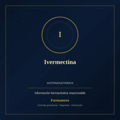 Ivermectina información farmacéutica responsable en Farmaneuro