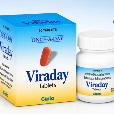 Viraday Perú comprimidos de Cipla con Tenofovir Disoproxil, Emtricitabina y Efavirenz para tratamiento antirretroviral del VIH.